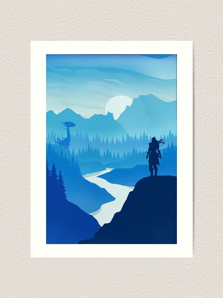 Horizon Zero Dawn The Frozen Wilds Art Print for Sale by