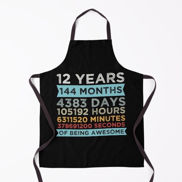 Item preview, Cute Kids 12th Birthday 12 Years Old Vintage Retro 144 Months Boys And Girls designed and sold by pedrored369.