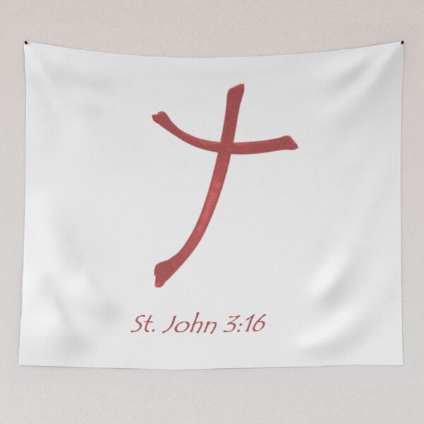 Item preview, John 316 Cross designed and sold by MosesT-Shirts.