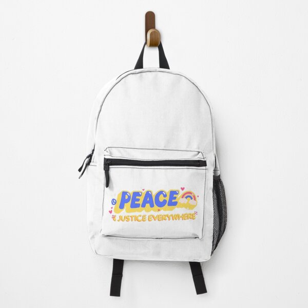 Item preview, Peace and Justice everywhere, Ukraine small logo designed and sold by RunningJoke.