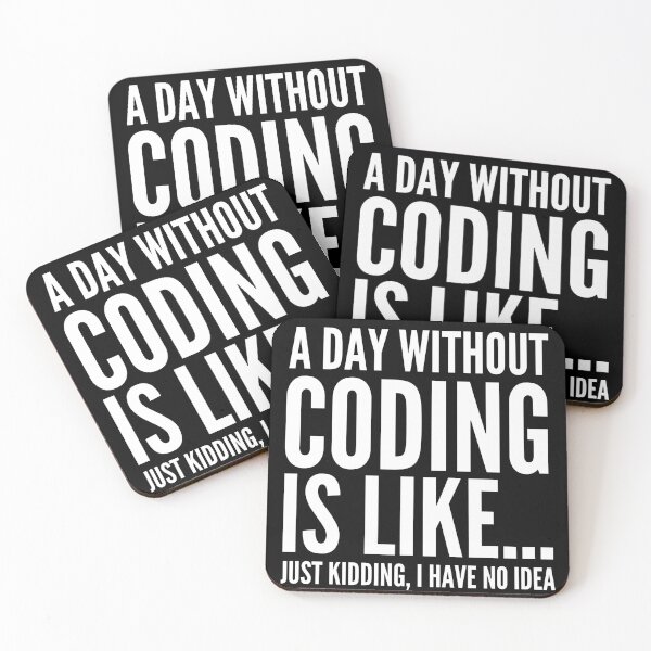 Item preview, A Day Without Coding Is Like Funny Programmer Shirt/ Web Developer T-Shirt/ Cute Software Engineer Art/ Software Developer Tee/ Coding designed and sold by Adonalyn.