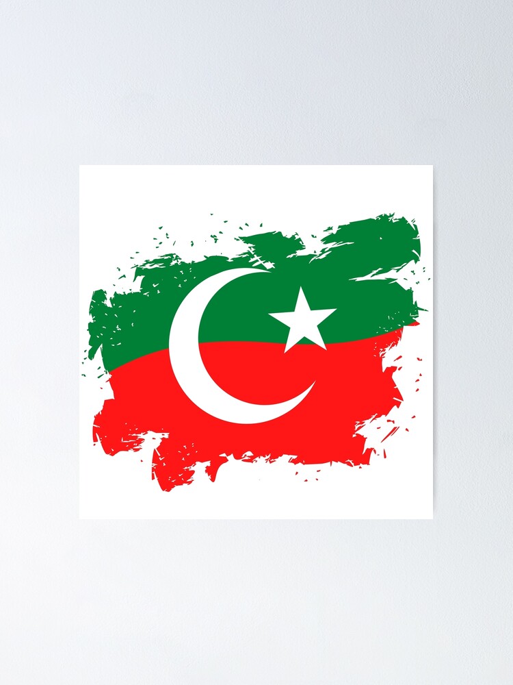 Pti Flag Poster For Sale By Ideaillustrator Redbubble