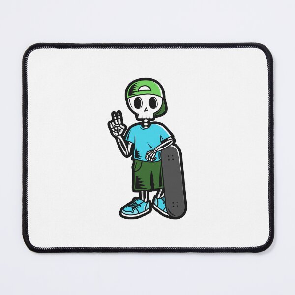 Item preview, Skeleton with skateboard designed and sold by miminova.
