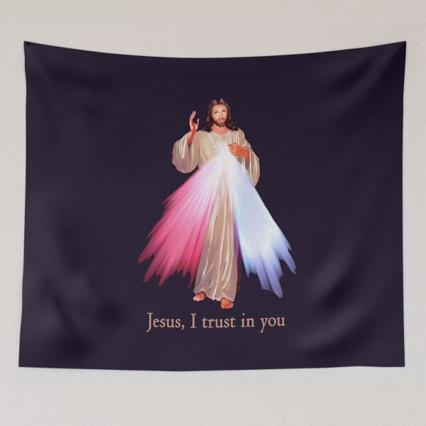 Item preview, Jesus I trust you Divine Mercy Image (transparent background design) designed and sold by Brasilia.