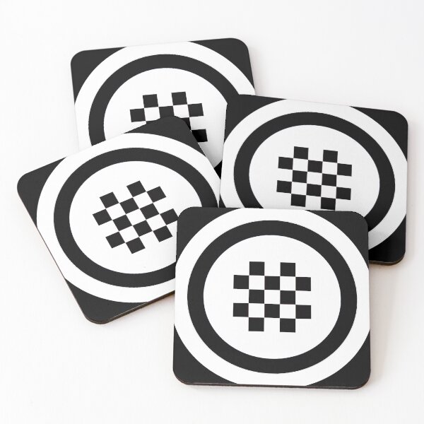 Item preview, 2 tone white black white Retro Mod Roundel designed and sold by ModSupporters.