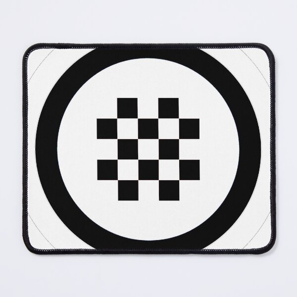 Item preview, 2 tone white black white Retro Mod Roundel designed and sold by ModSupporters.