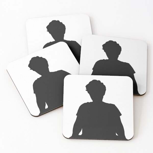 Item preview, Silhouetted Yoga Man Sits Black Shadow Silhouette Teachurb Relaxed Pose designed and sold by TeachUrb.