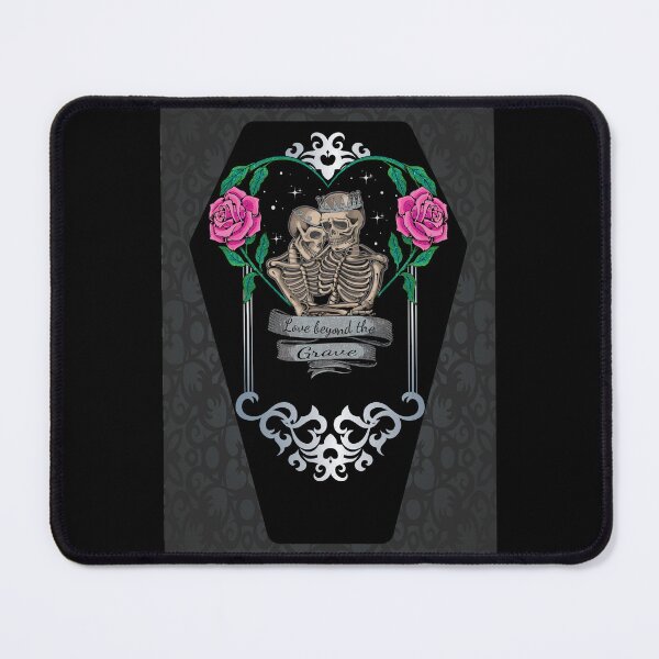Item preview, Love Beyond the Grave Skeletons in Love Coffin designed and sold by MadamCorasEmp.