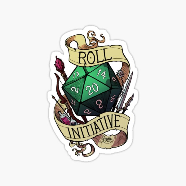 D20 Dice Art Natural 20 Nat 20 Tabletop RPG Die Vinyl Decal