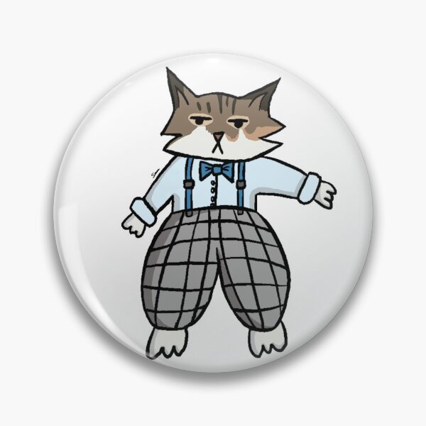 Item preview, cat in puffy pants designed and sold by ham-samwich.