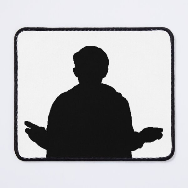 Item preview, Shadow Black Silhouette of Man With Arms Open Teachurb Gamer Brand Streamer designed and sold by TeachUrb.