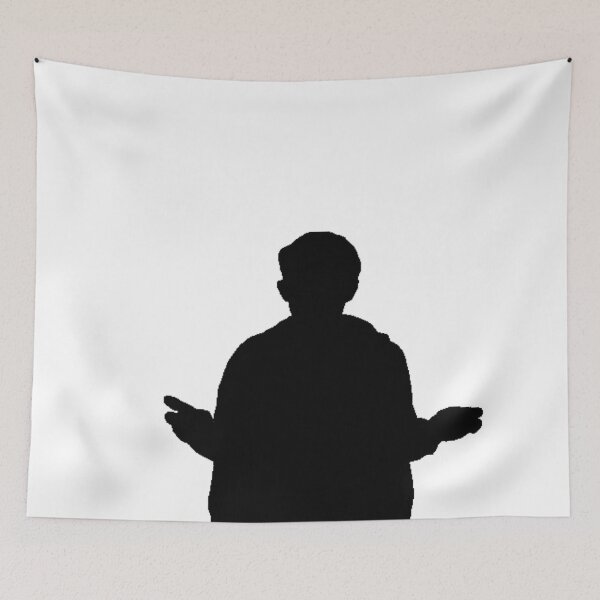 Item preview, Shadow Black Silhouette of Man With Arms Open Teachurb Gamer Brand Streamer  designed and sold by TeachUrb.