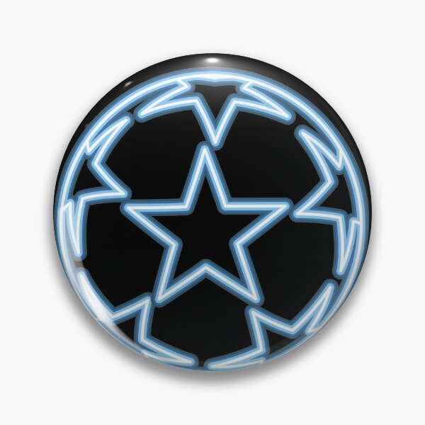 Item preview, Manchester Blue Neon Football designed and sold by R2-T2.