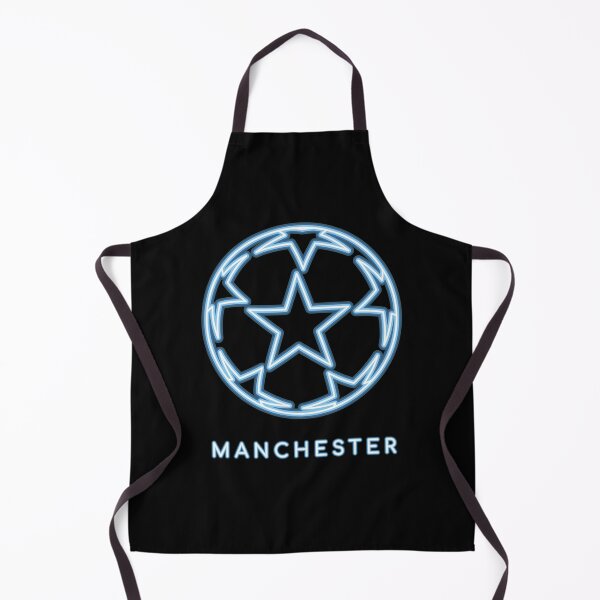 Item preview, Manchester Blue Neon Football designed and sold by R2-T2.