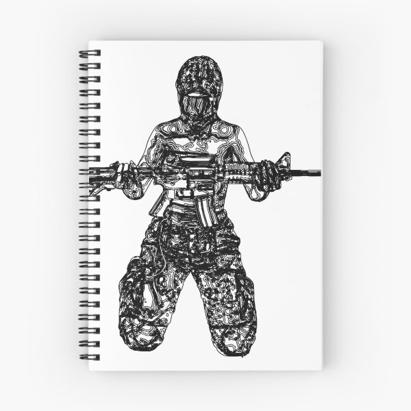 Item preview, Military girl with AR15 M4 designed and sold by pixeldizajn.