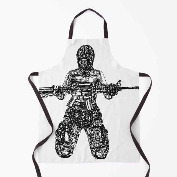 Item preview, Military girl with AR15 M4 designed and sold by pixeldizajn.