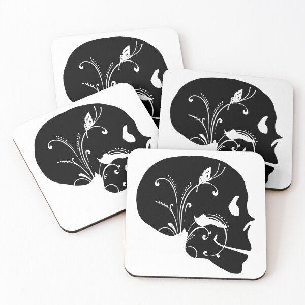 Item preview, Floral pattern skull designed and sold by Coffee Lifestyle.