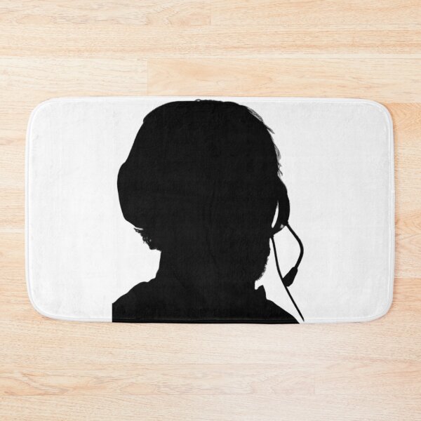 Item preview, Gamer Silhouette Man With Headphones in the Shadows Teachurb designed and sold by TeachUrb.