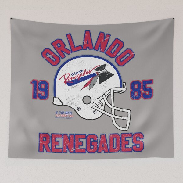 Item preview, Distressed Orlando Renegades Helmet designed and sold by TeeArcade84.