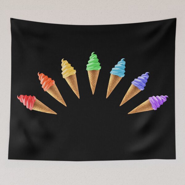 Item preview, Rainbow of Ice Cream Cones designed and sold by Deborah Camp.