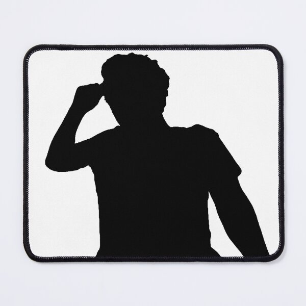 Item preview, Shadow of a Man Looking Left Silhouette Seated designed and sold by TeachUrb.