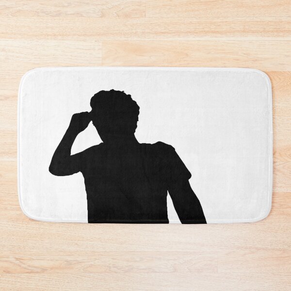 Item preview, Shadow of a Man Looking Left Silhouette Seated designed and sold by TeachUrb.