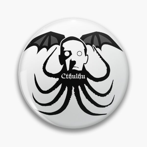 Item preview, Cthulhu Logo white designed and sold by MaesterAemon.