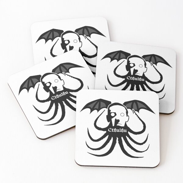 Item preview, Cthulhu Logo white designed and sold by MaesterAemon.