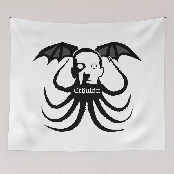 Item preview, Cthulhu Logo white designed and sold by MaesterAemon.