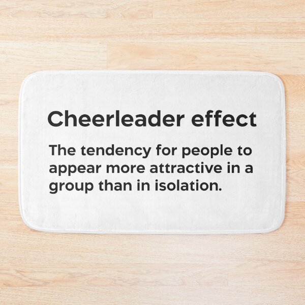 Item preview, Cheerleader effect black designed and sold by EdimQuotes.