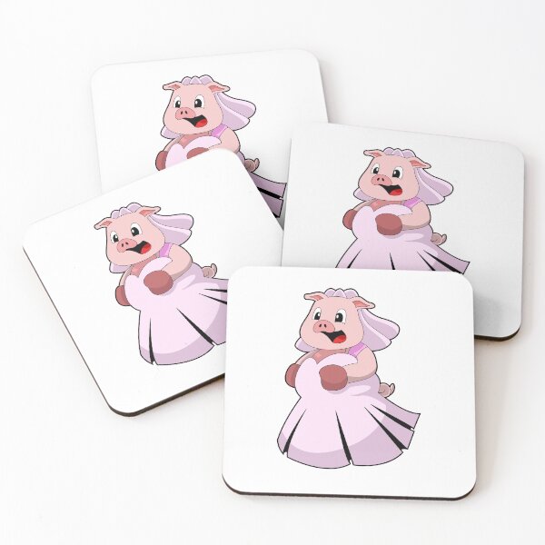 Item preview, Pig as Bride with Wedding dress designed and sold by Snabdesign84.