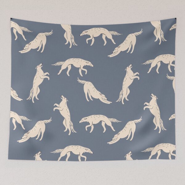 Item preview, pattern with greyhound breed dogs designed and sold by burbura.