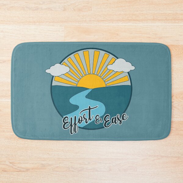 Item preview, Effort and Ease Yoga Saying designed and sold by MindfulMeta.