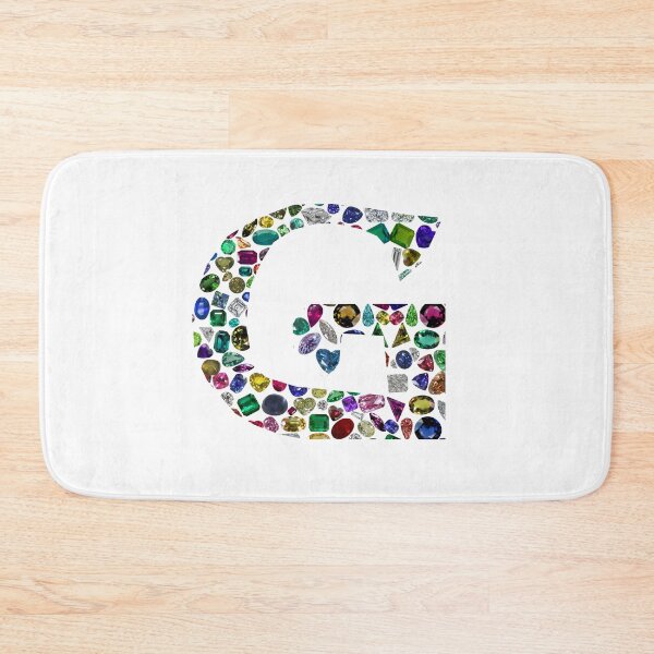 Item preview, G Initial Gemstone Design designed and sold by DigitalGemArt.