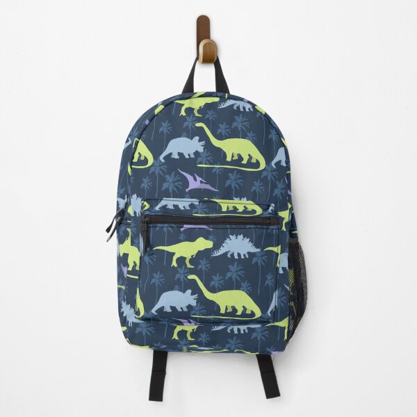 Item preview, Dinosaur pattern on navy blue designed and sold by Quick Brown Fox Canada.