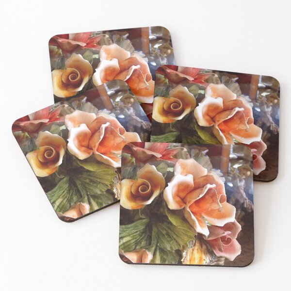 Item preview,  Vintage Porcelain Flowers, Capodimonte Flowers, Roses, Napoli, Italia, Roses designed and sold by branaghbel.