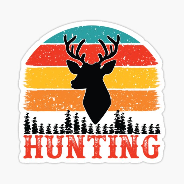 Hunting And Fishing Sticker Decal 3.5" Deer Duck Trout Bass Fly Elk Sitka XO 