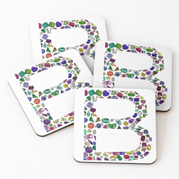 Item preview, B Initial Gemstone Diamond designed and sold by DigitalGemArt.