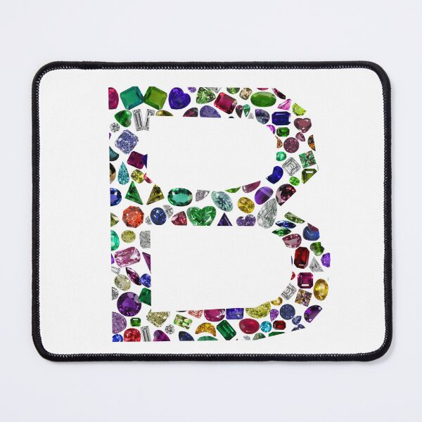Item preview, B Initial Gemstone Diamond designed and sold by DigitalGemArt.