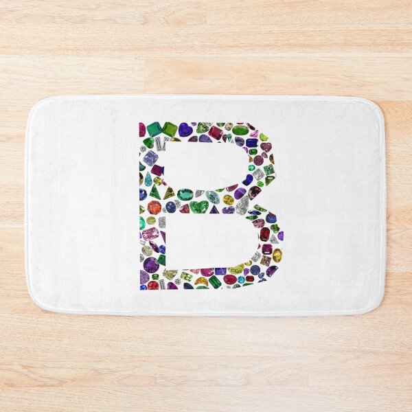 Item preview, B Initial Gemstone Diamond designed and sold by DigitalGemArt.