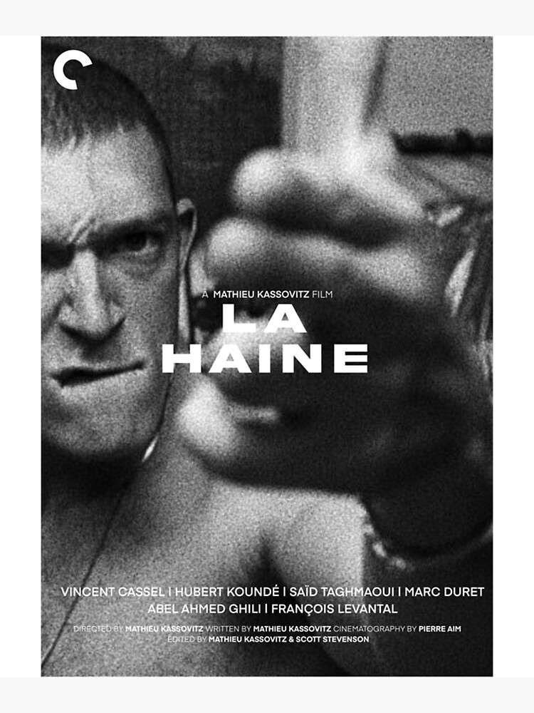 Grande Affiche de film de LA HAINE