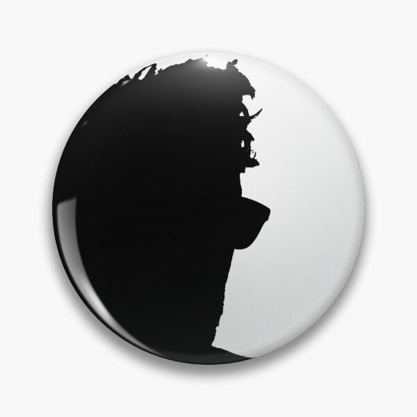 Item preview, Silhouette of a Man Looking Right With Glasses and Messy Hair Shadowy Figure designed and sold by TeachUrb.