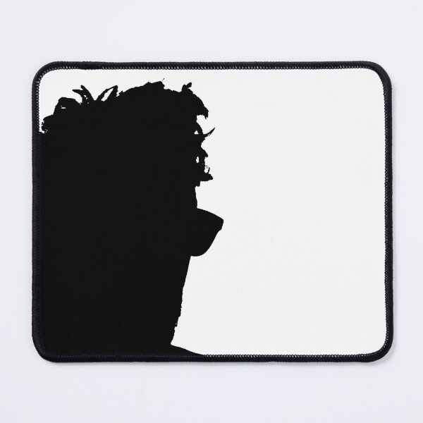 Item preview, Silhouette of a Man Looking Right With Glasses and Messy Hair Shadowy Figure designed and sold by TeachUrb.