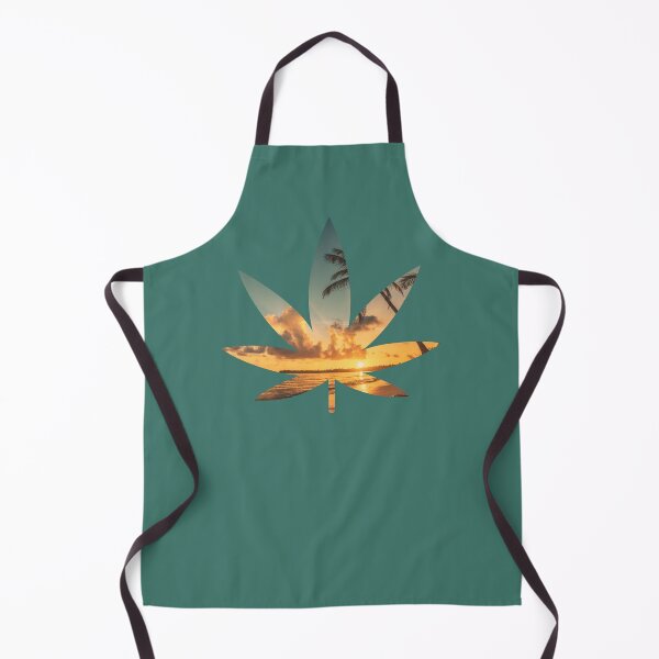 Item preview, Copy of Weed Leaf Beach at Summer Yellow Sunset Pattern - For Stoners/Smokers 420/Weed/Marijuana/Cannabis/Pot Lovers designed and sold by SteamParliament.