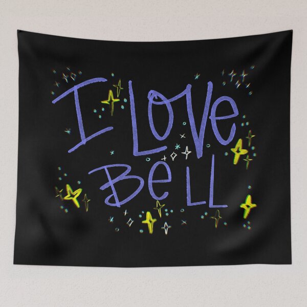 Item preview, I LOVE BELL CUSTOM NAME PURPLE  designed and sold by GIVENGRACE.ART.