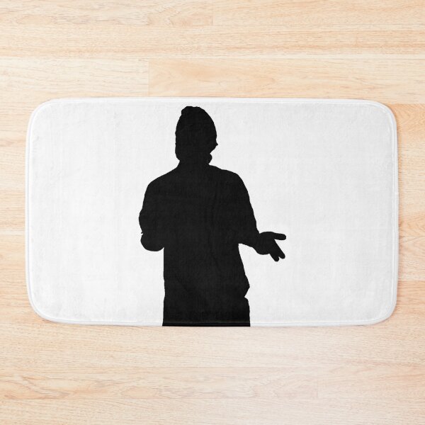 Item preview, Silhouette Of A Man With His Hands Out Explaining From The Shadows designed and sold by TeachUrb.