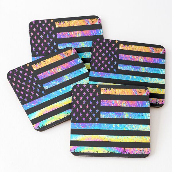 Item preview, Color Rush Grunge American Flag designed and sold by artistwill.