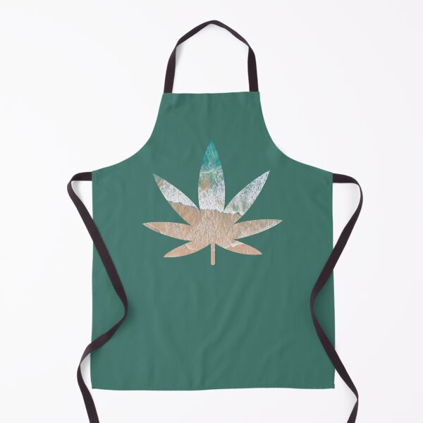 Item preview, Weed Leaf Beach at Summer Ocean Wave Pattern - For Stoners/Smokers 420/Weed/Marijuana/Cannabis/Pot Lovers designed and sold by SteamParliament.