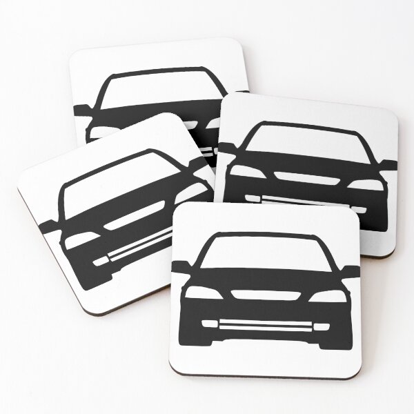 Item preview, Opel Vauxhall Holden Astra G 1998-2004 black silhouette designed and sold by EdimDesign.