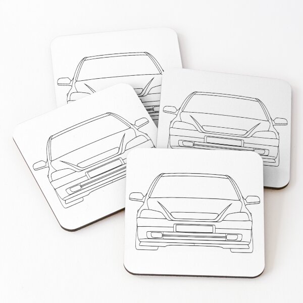 Item preview, Opel Vauxhall Holden Astra G 1998-2004 black lines designed and sold by EdimDesign.